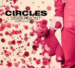 极品PS动作－斑点散离：Circles Dispersion Action